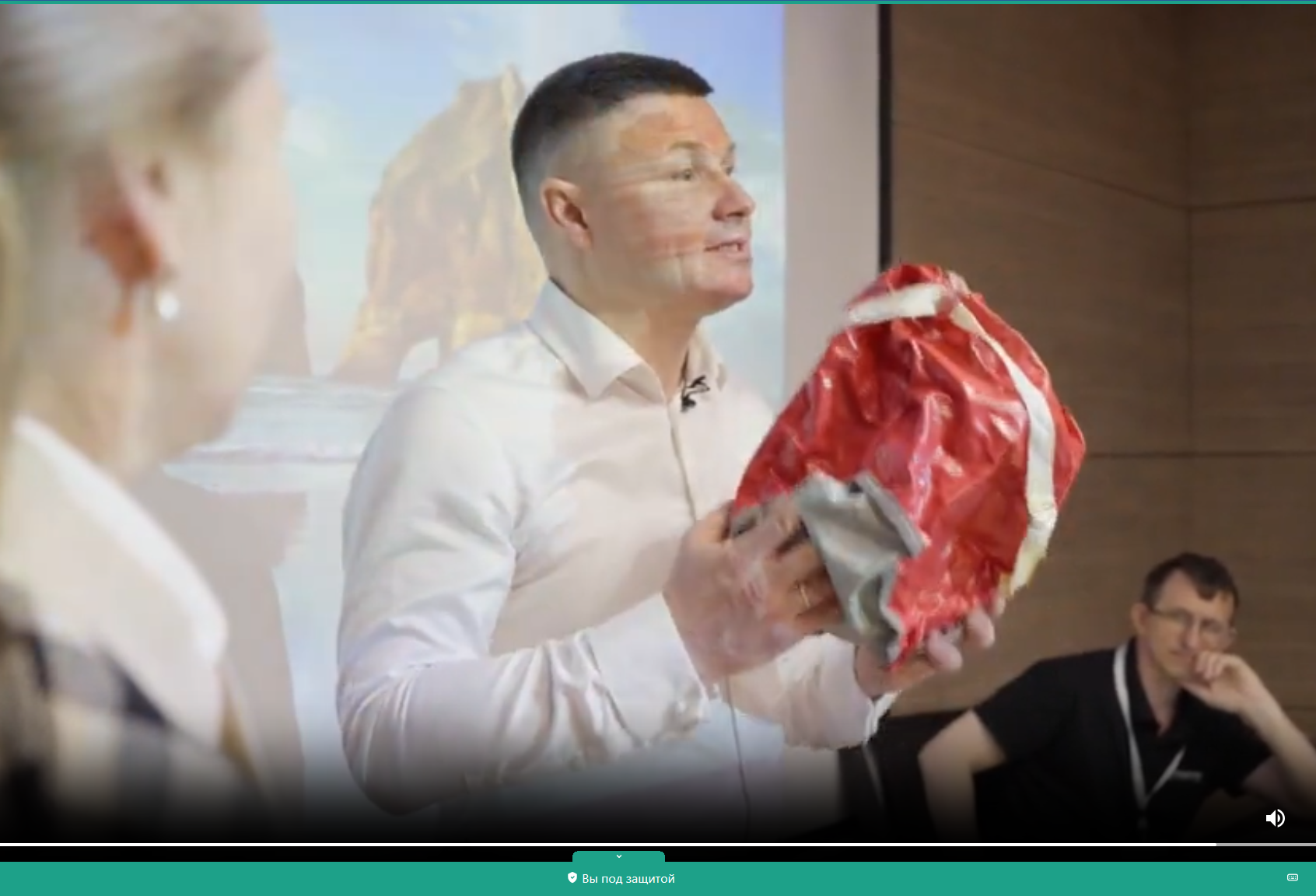 С. Нестеренко с самоспасателем